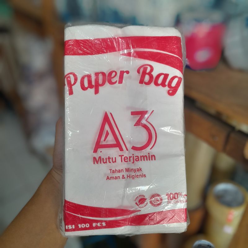 Paper bag, Kantong makan kertas
