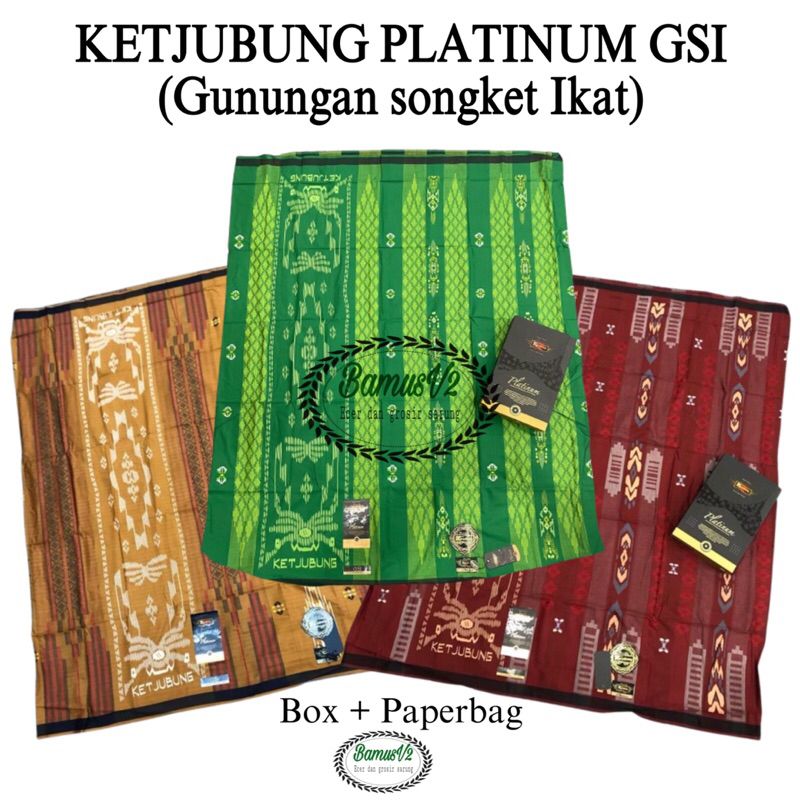 Sarung Ketjubung Platinum GSI