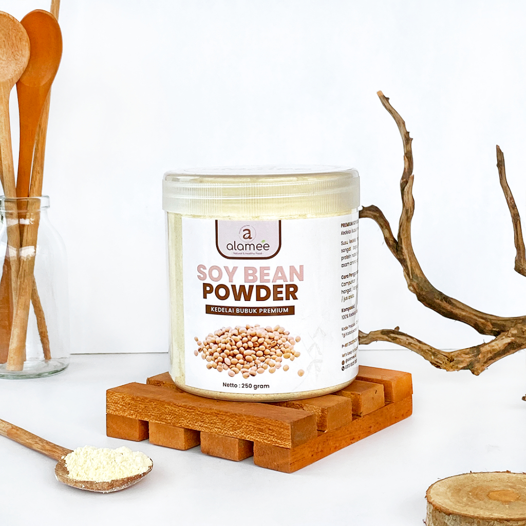 

ALAMEE Bubuk Kedelai Soybean Milk Powder Murni Kacang Kedele Soy Bean Susu 250gr