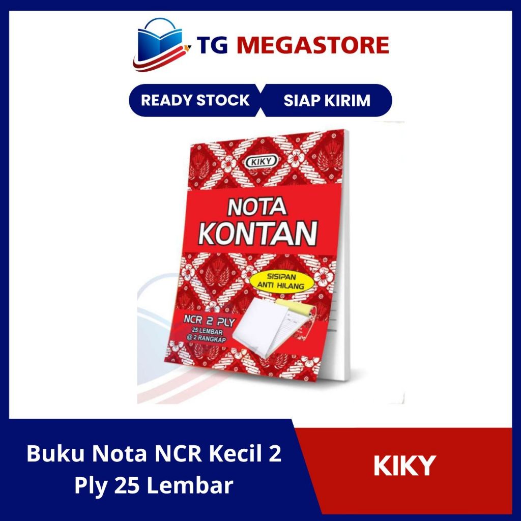 

Buku Nota NCR KIKY Kecil 2 Ply 25 Lembar