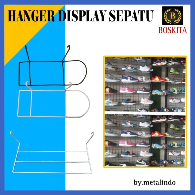 Hook ram gantungan sepatu display sepatu dan sandal