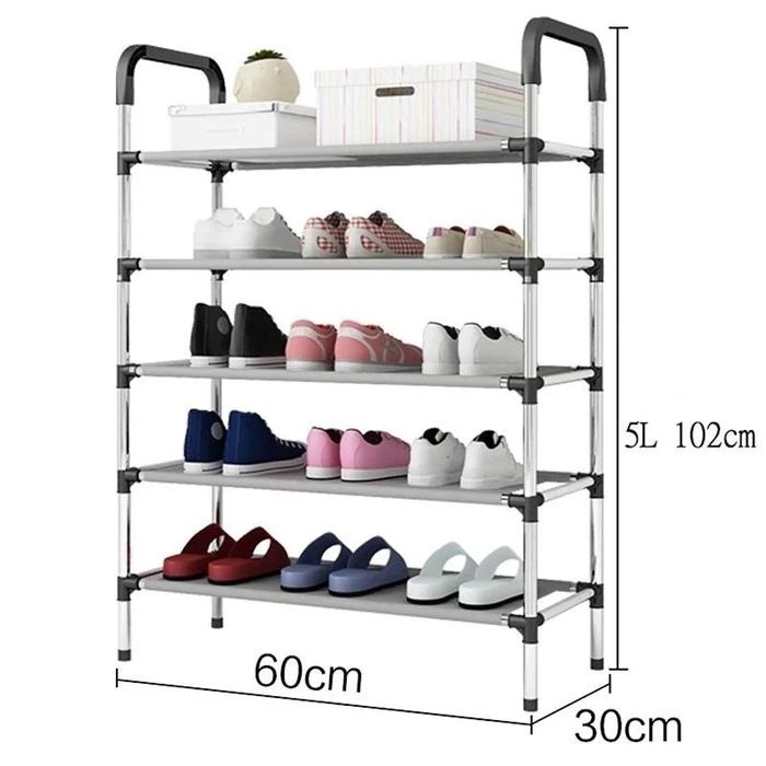 HOT DEALS RAK SEPATU SENDAL 5 SUSUN / RAK 5 SUSUN SERBAGUNA / RAK SEPATU SUSUN DENGAN PAYUNG HOLDER