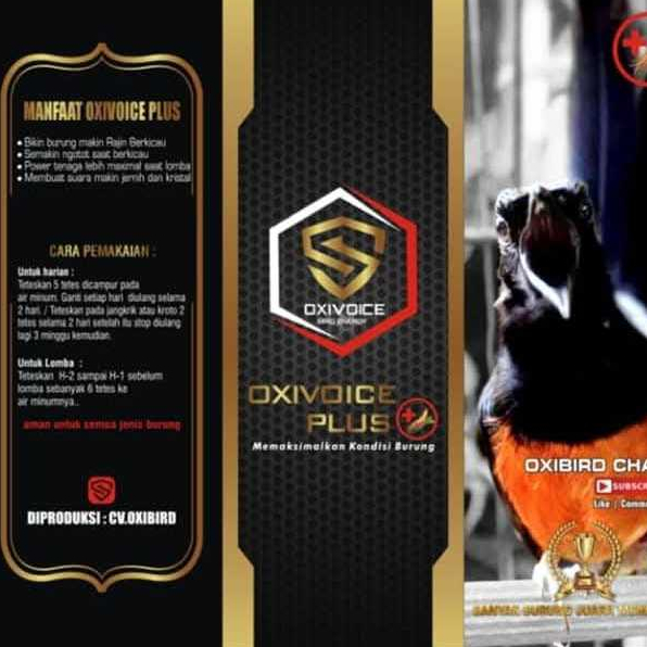 VITAMIN OXIVOICE PLUS OXIBIRD VITAMIN LOMBA BURUNG MURAI BATU KACER C IJO KENARI