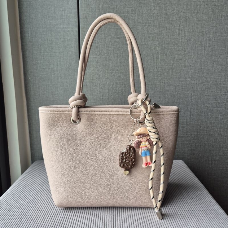 NEW Tas Selempang/Bahu/Handbag Wanita model Mini Tote PREMIUM LIMITED warna Dusty Pink