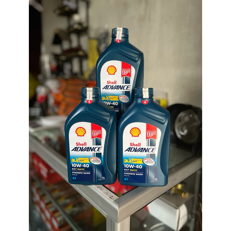 Oli Shell Advance AX7 Matic 1L Synthetic Based 150cc Keatas