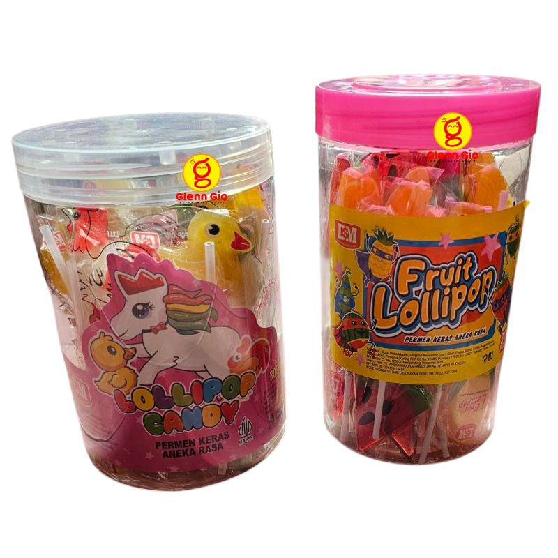 

Nycyta Home Permen Keras Lolipop Aneka Bentuk Fruit Lolippop Dsm Toples Isi 30 Pcs