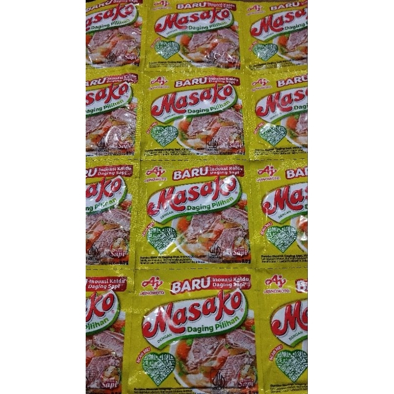 

Masako Sapi Bumbu Penyedap Rasa 1renteng isi 12sachet