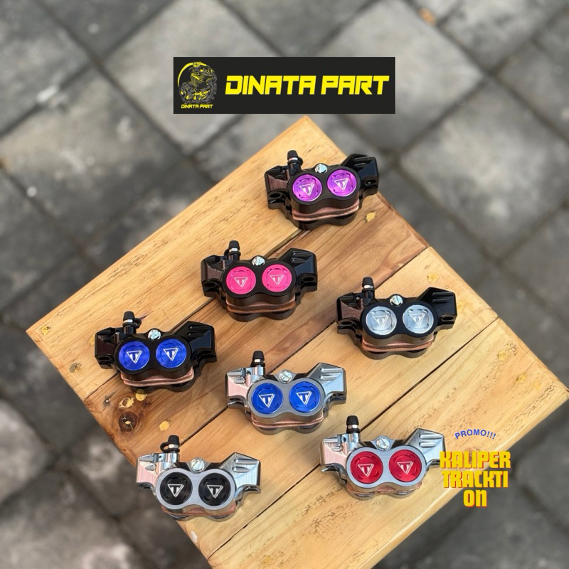 Kaliper Formula Tracktion CNC 4 Piston Untuk kanan dan Kiri Universal
