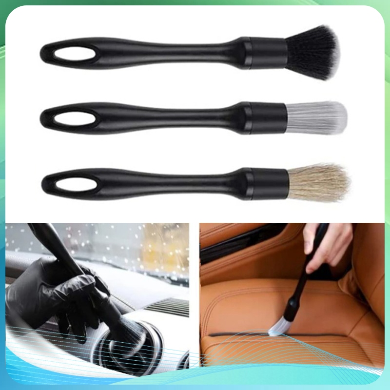 Terbaru Car Detailing Brush Set Kuas Cuci Motor Detailing Kuas Mobil Detailing Brush Detailing Set