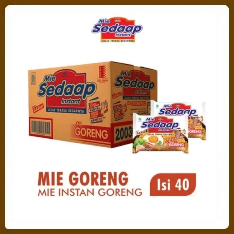 

MIE SEDAAP GORENG SOTO AYAM 1 DUS ISI 40 PCS - jasvver_store110