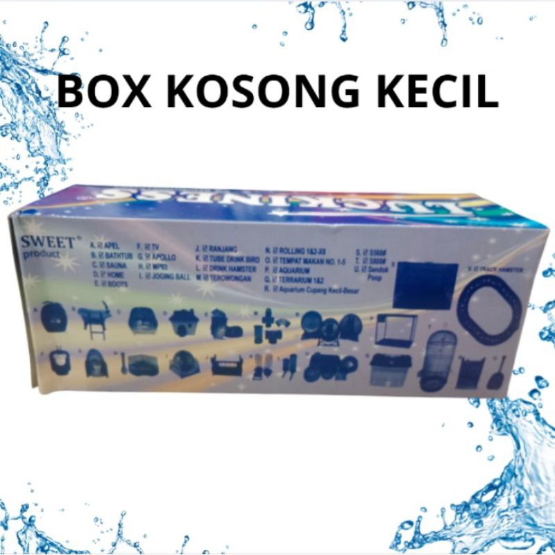 BOX KOSONG KECIL LUCKINESS BOX MEDIA FILTER KOLAM AQUARIUM