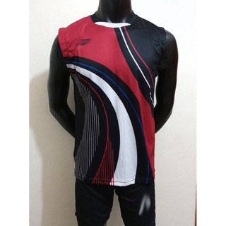 stelan baju badminton Y152 polos / baju dan celana badminton