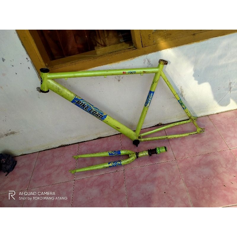 Frame FORK sepeda Fixie 700c Size 52 DO Tebal Seri CJDxxxx NOS RARE ITEM