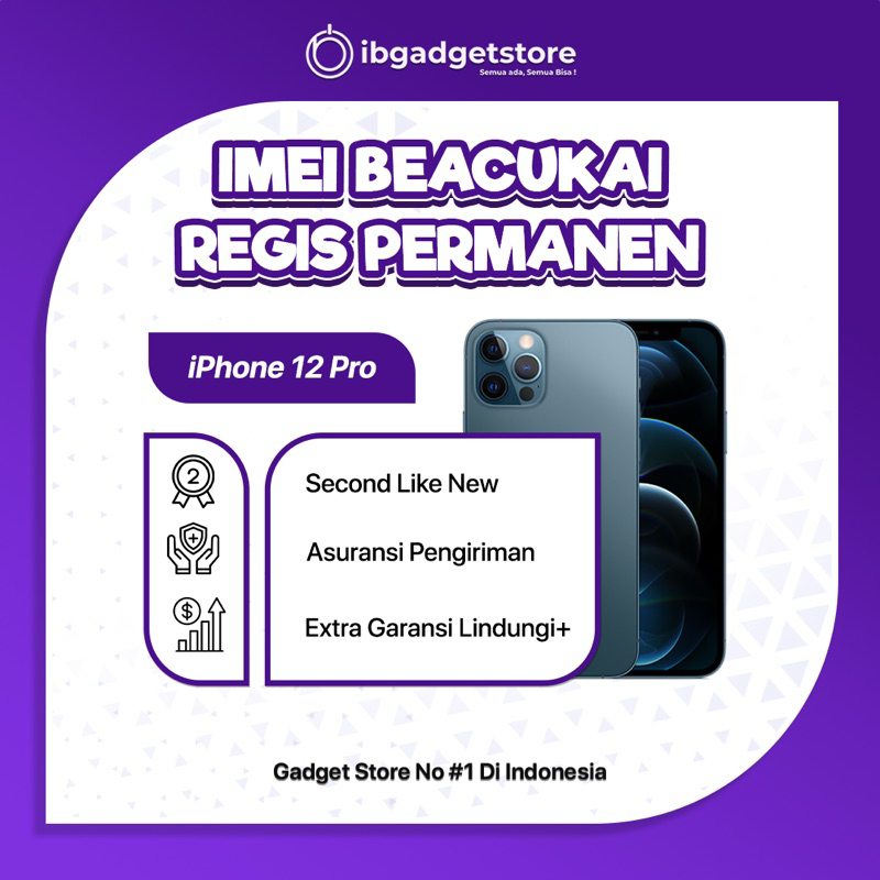12 PRO Imei BC Regis Permanen Like New Bergaransi