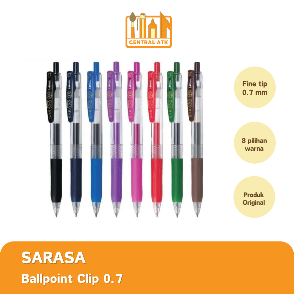 

BALLPOINT | BOLPEN | PULPEN ZEBRA SARASA 0.7