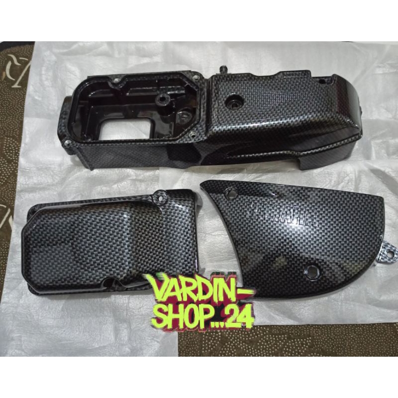 COVER TUTUP CVT MIO SPORTY & MIO SMILE CARBON THAILAND