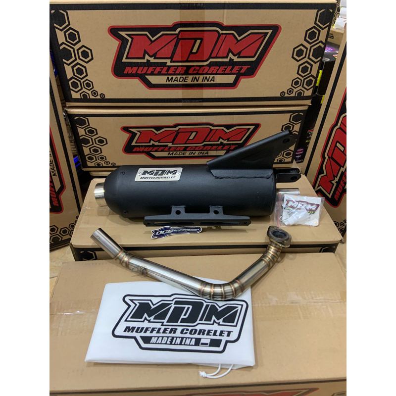 KNALPOT MDM BEAT SCOOPY /BEAT DELUXE/GENIO/ VARIO OLD LED/VARIO LED NEW