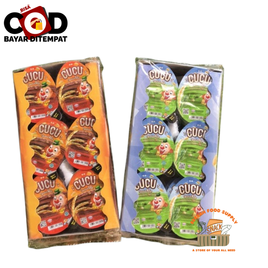 

[BERKAH] Cucu Quackle Box lsi 24x12gr Cereals With Chocolate Paste Chocolate Pandan Snack Cemilan Anak Murah