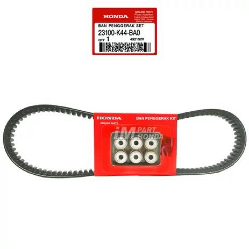 V-BELT VBELT SET ROLLER K44 SCOOPY ESP BEAT ESP VARIO 110 BEAT STREET AHM ORIGINAL