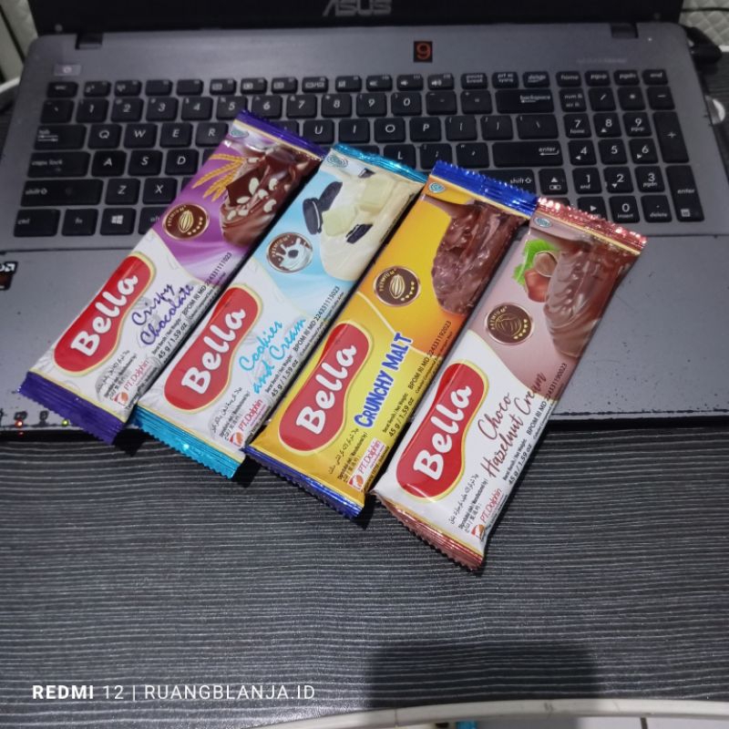 

Bella chocolate premium bar 45gr cokelat coklat