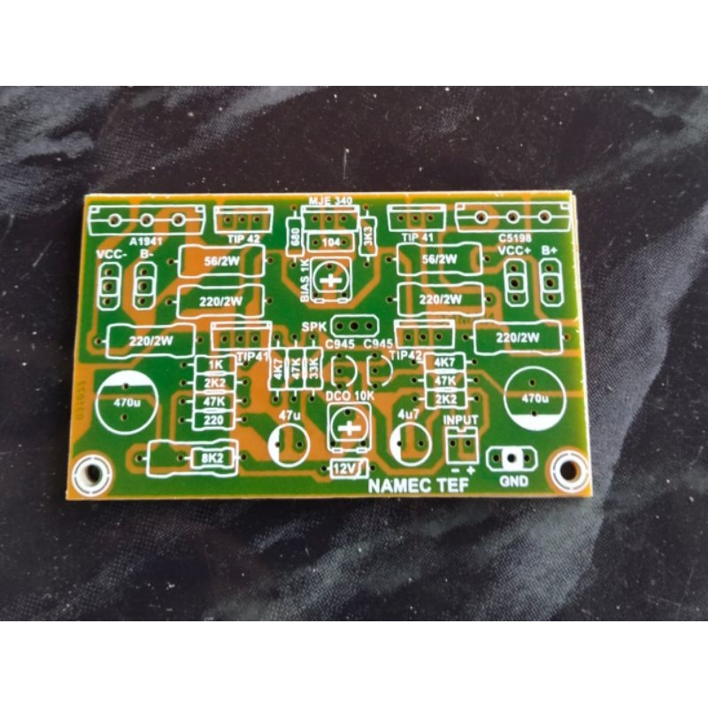 PCB NAMEC TEF Bias servo XPC