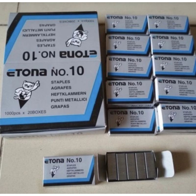 

Isi Staples etona No.10