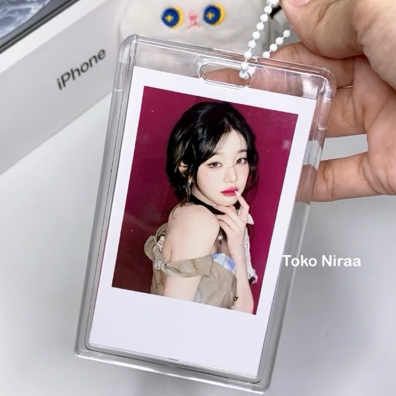 

Tempat Kartu ID card Akrilik Transparan 2 sisi photocard kartu pegawai