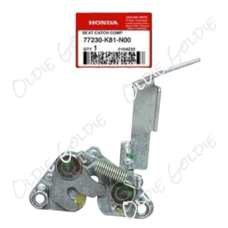 77230-K81-N00 Dudukan Lawan Kunci Jok Catch Comp Seat Beat eSP K81 AHM