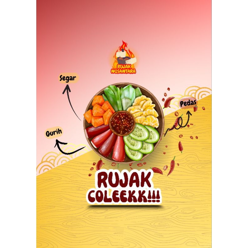 

Rujak Mangga Bumbu Colekk Pedas Manis Khas 150gram || Rujak Nusantara