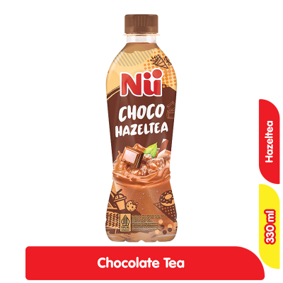 

NU CHOCO HAZELTEA BOTOL 330ML DUS ( 24 BOTOL )