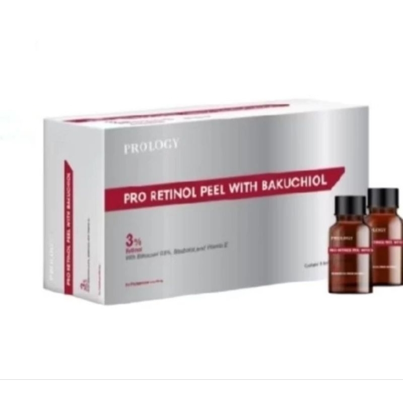 Prology Retinol Peel with Bakuchiol - peeling untuk mencerahkan kulit wajah - BPOM - dermaxp