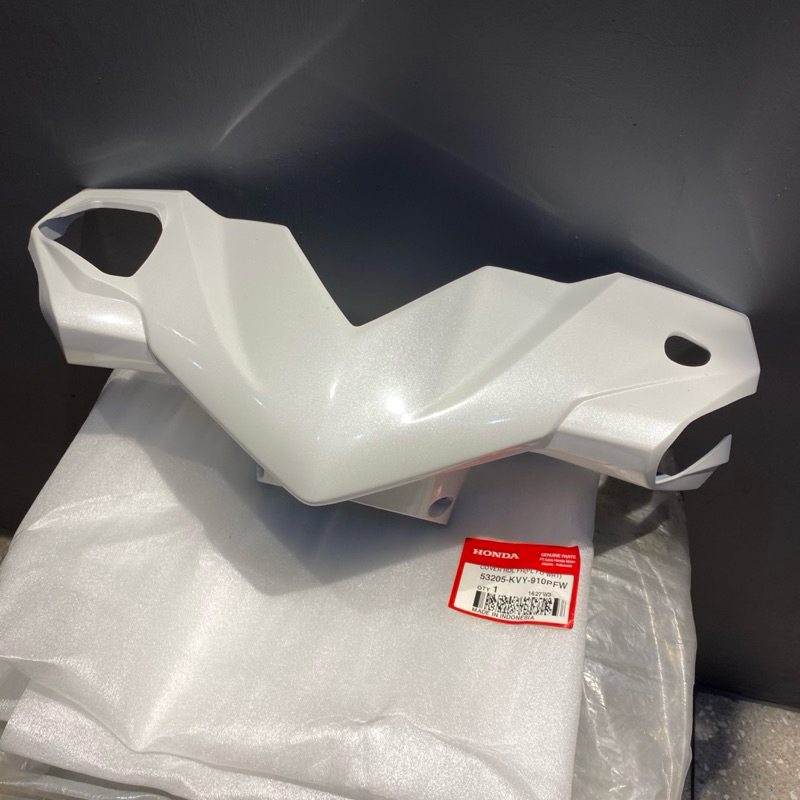 BATOK DEPAN HONDA BEAT KARBU PUTIH ORIGINAL AHM 53205 KVY 910PFW