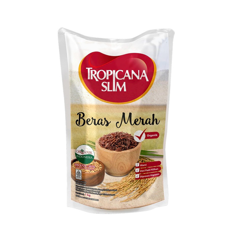 

TROPICANA SLIM BERAS MERAH ORGANIK 1kg