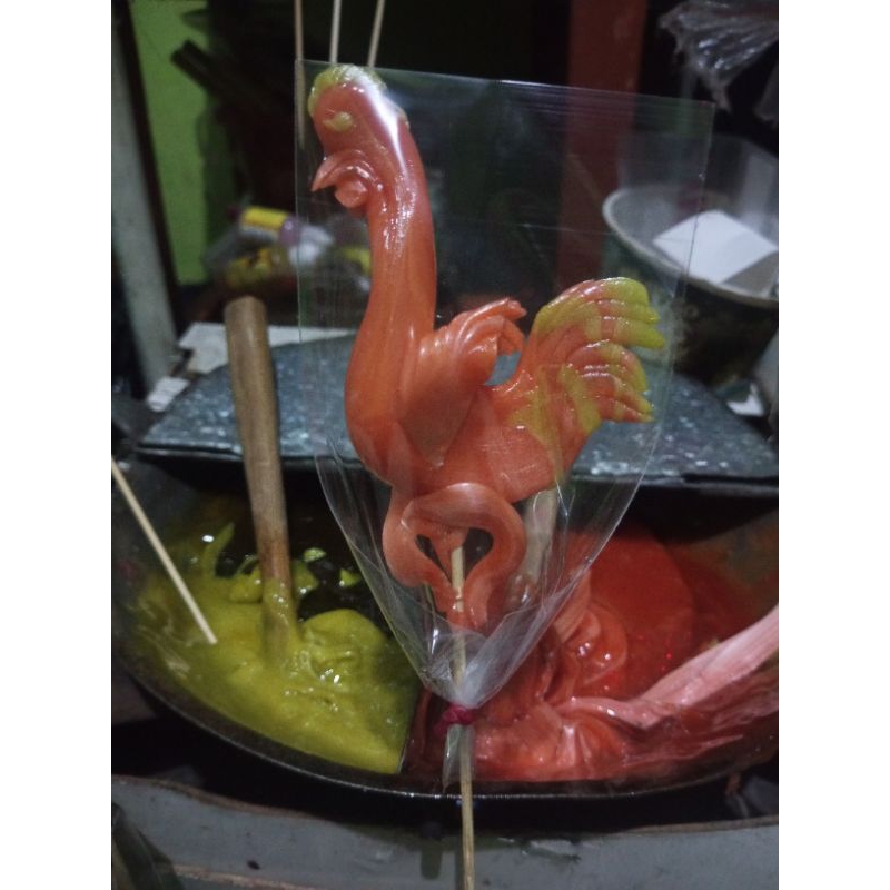 gulali permen/gulali bentuk ayam