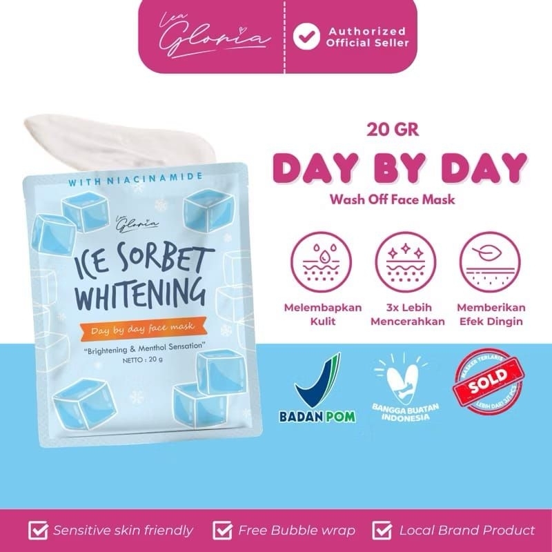 [ 100% ORIGINAL ] MASKER LEA GLORIA 20gr