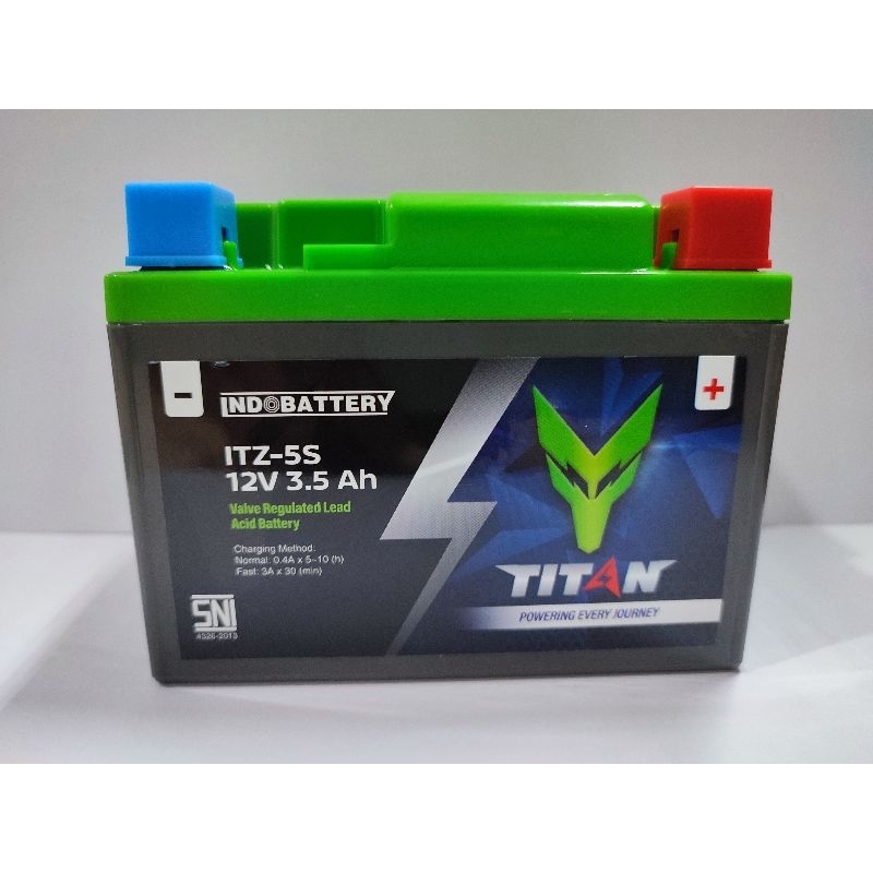 Aki kering Motor Beat Gtz5s TITAN indobattery 3,5Ah, Aki original indoparts