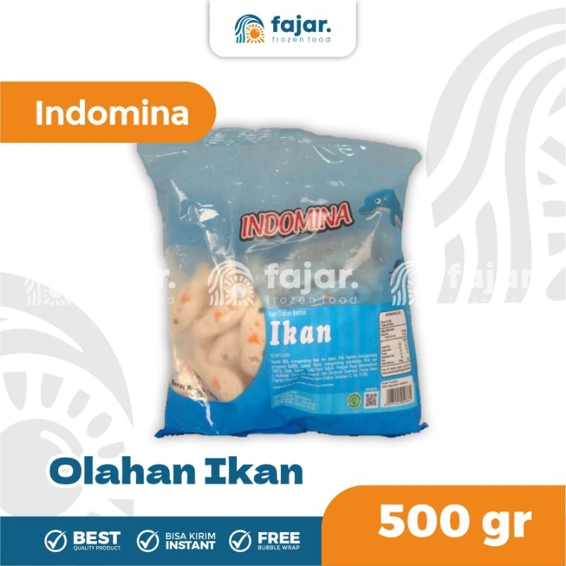 

[Best Seller] Indomina Olahan Bentuk Ikan 500g