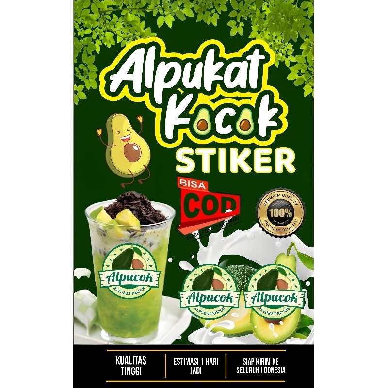 

Stiker Alpucok 50 pcs tinggal tempel