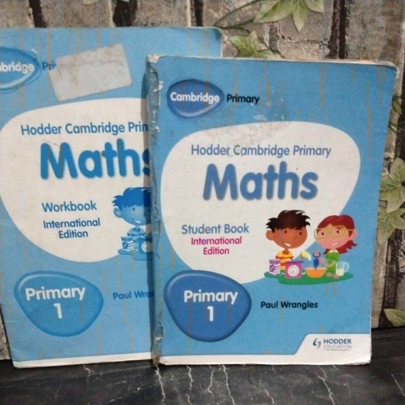 Hoddet Cambridge primary Maths primary 1 satu set
