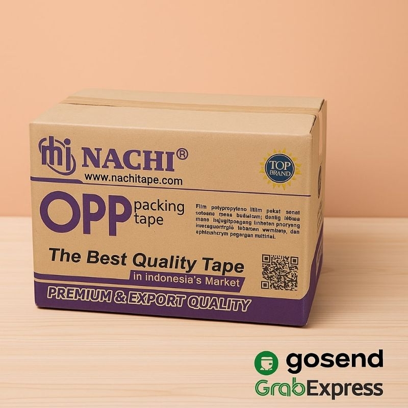 

LAKBAN NACHI 48MM 100 YARD 2 INCH BENING OPP TAPE 1 ROLL / 6 pcs Grade Ungu