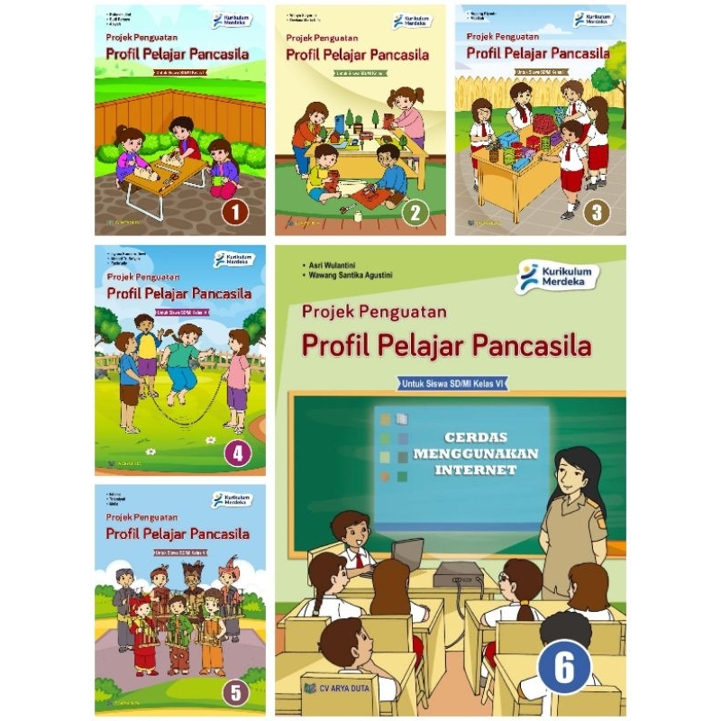Projek Penguatan Profil Pelajar Pancasila untuk SD kelas 1-6 Kurikulum Merdeka AD