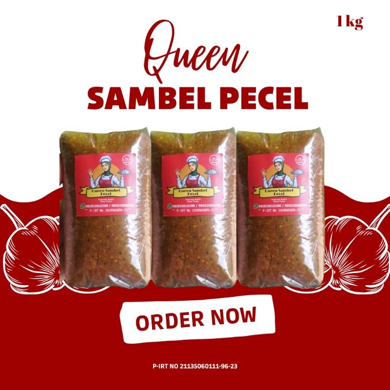 

GROSIR QUEEN SAMBEL PECEL BUMBU PECEL ENAK MURAH (BERAT 1 KG)