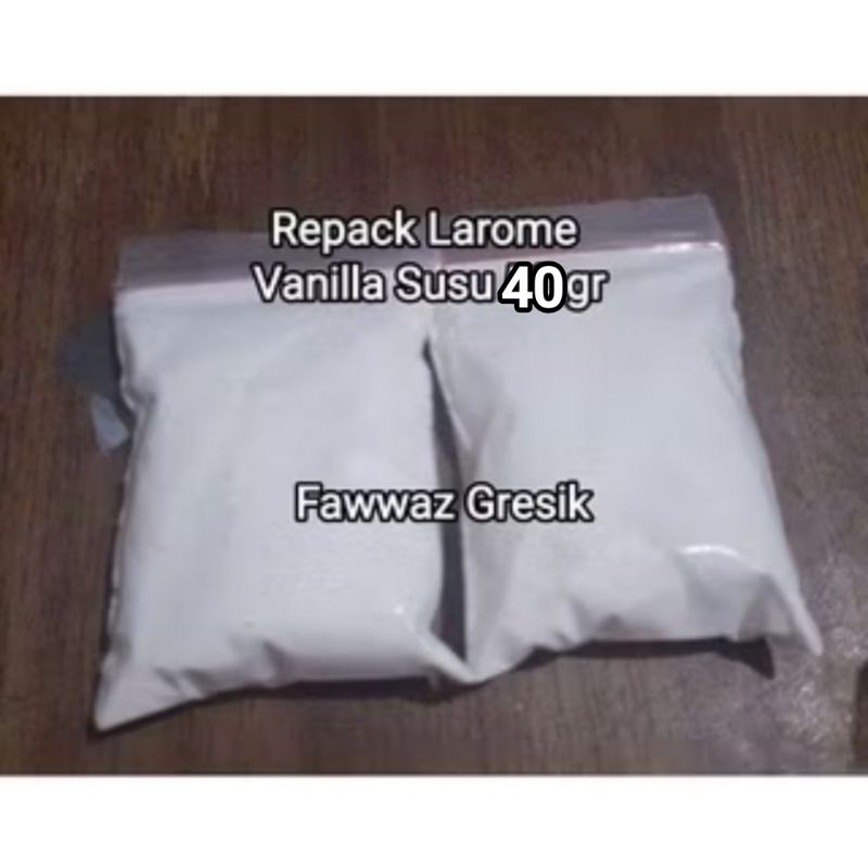 

Larome Vanila Susu Perisa Powder 40gr / L'arome Vanilla Susu 40 gr