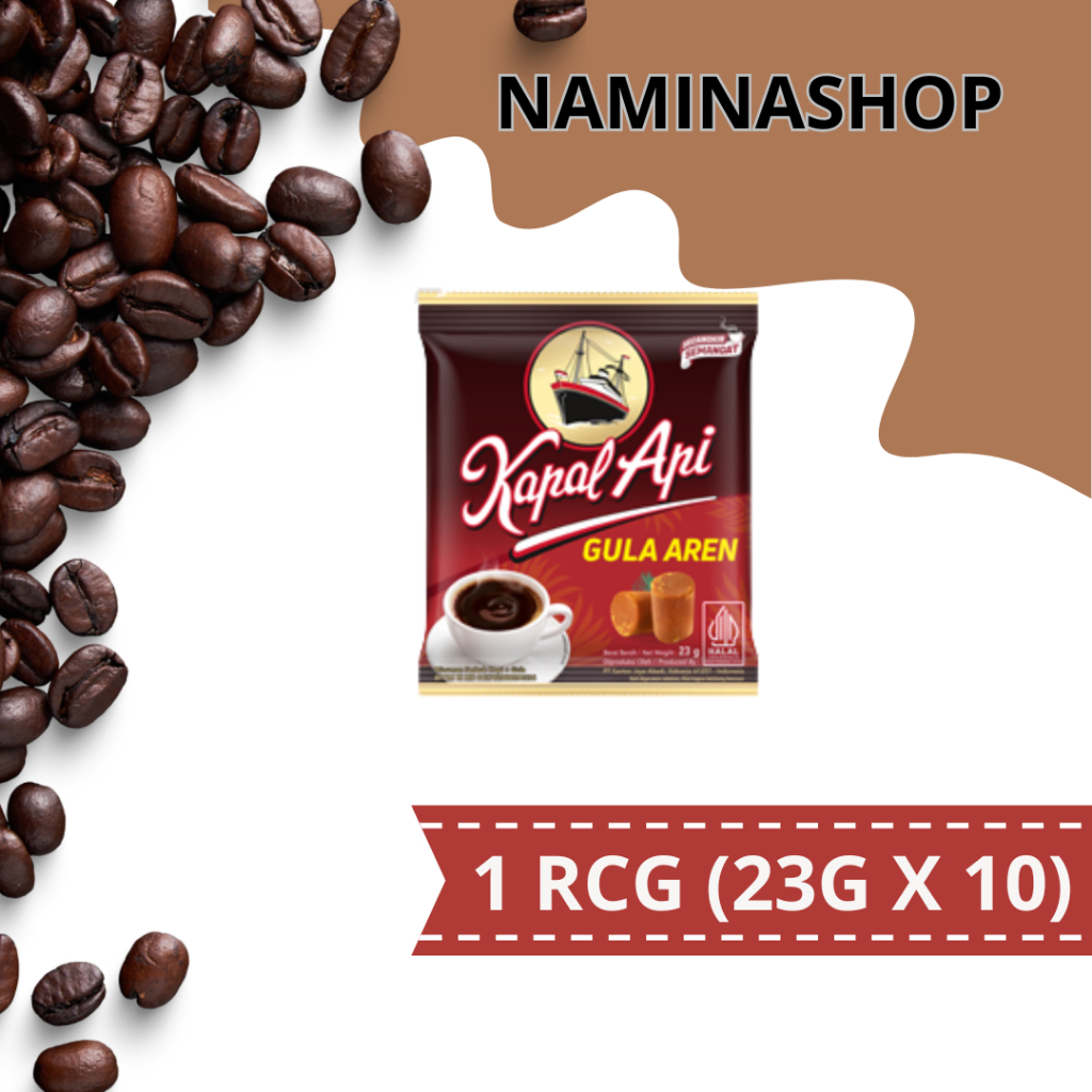 

KAPAL API KOPI BUBUK GULA AREN SPECIAL MIX RCG 10X23g