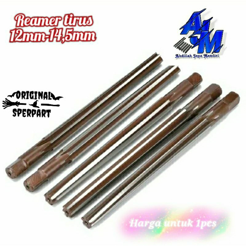 Reamer tirus 12mm 1:50 reamer lemer remer pin reamer pi bukan mata bor besi nachi stainless Machine