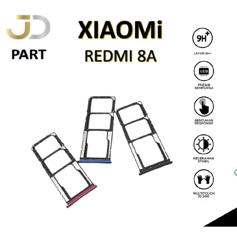 SIM tray sim holder slot SIM tempat kartu Xiaomi redmi 8 / Xiaomi redmi 8a / Xiaomi redmi 8a pro