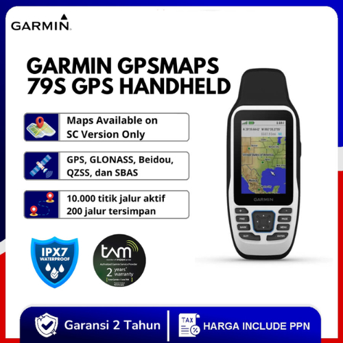 Garmin GpsMaps 79s GPS 79s GPS Laut GPS Handheld Marine Garansi Resmi