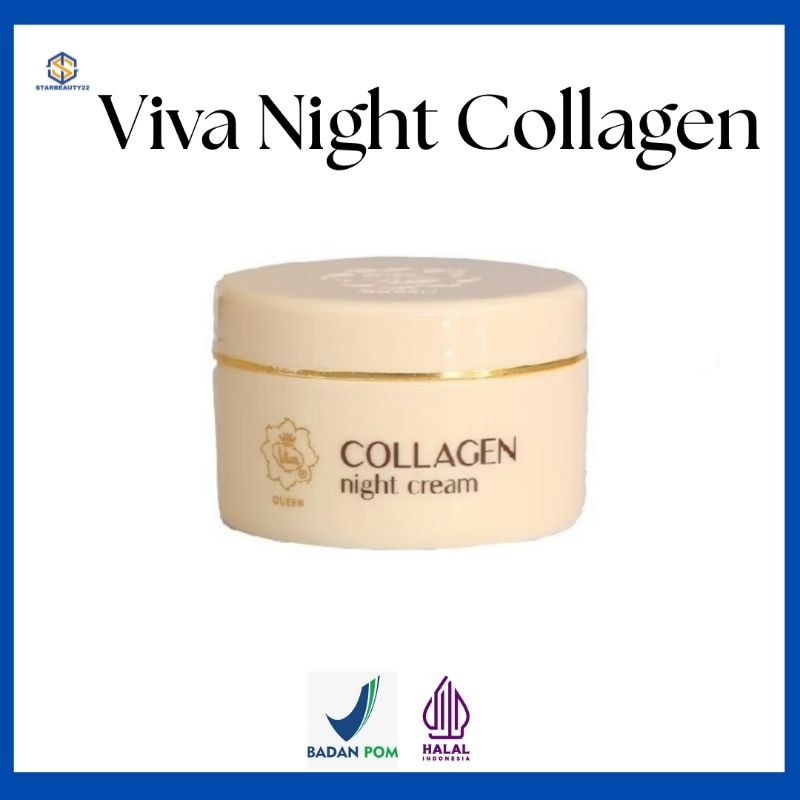 Viva Night Collagen 22 g/Cream Malam Viva - collagen