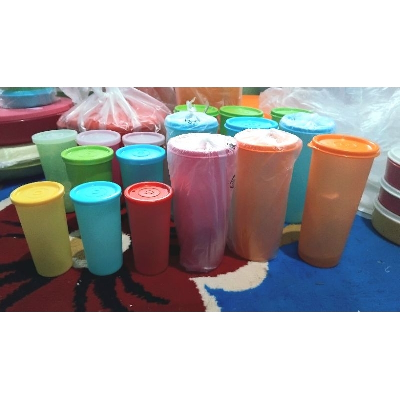 Tumbler Tupperware. tumbler 600ml. tumbler medium. tumbler 275ml.