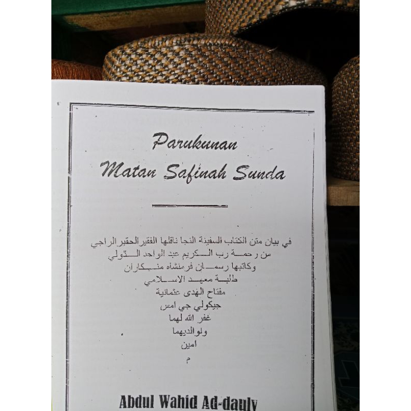 surahan kitab safinah sunda lengkap